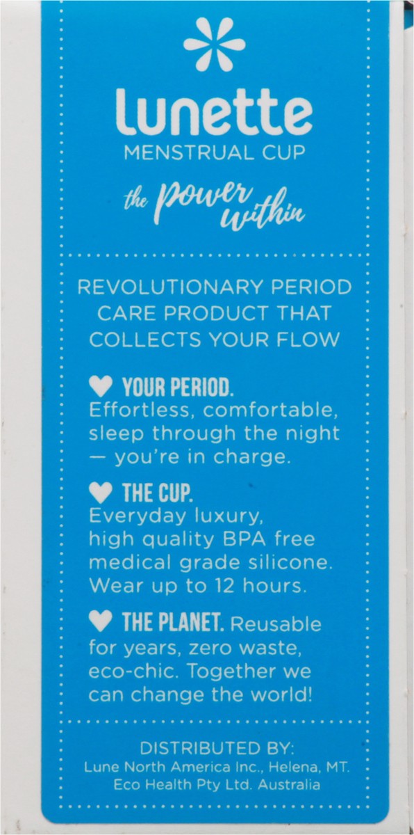 slide 2 of 12, Lunette 2 Clear Reusable Menstrual Cup 1 ea, 1 ct