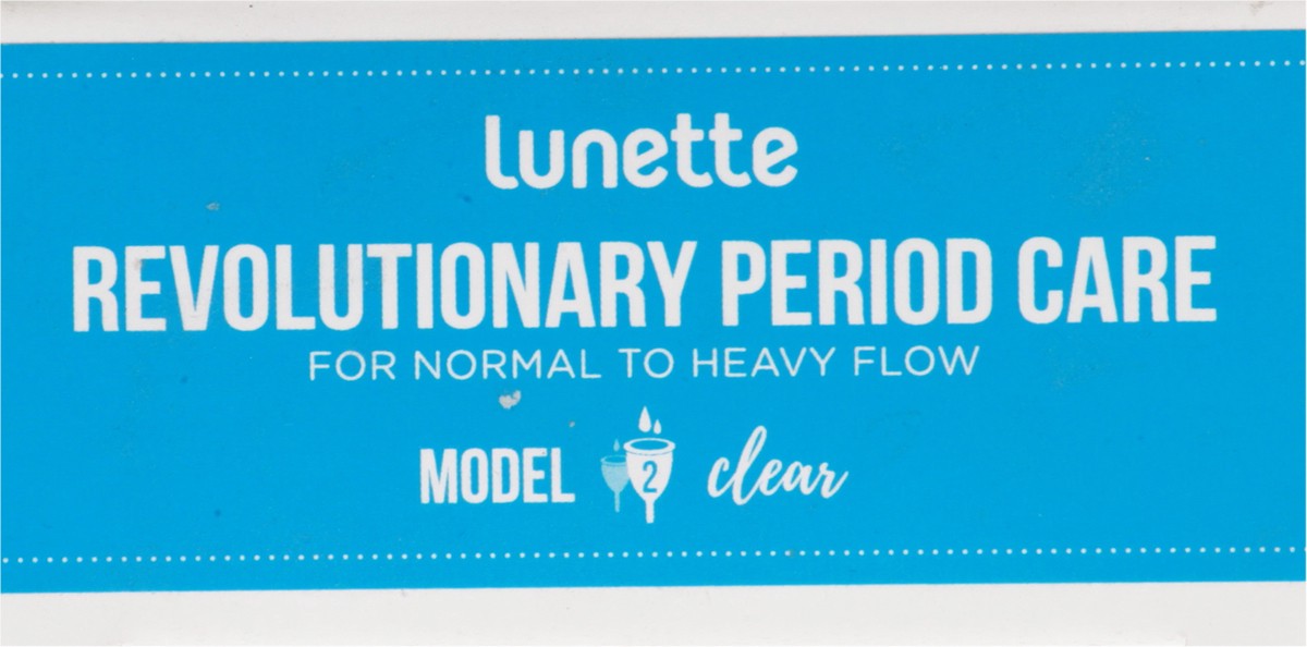 slide 3 of 12, Lunette 2 Clear Reusable Menstrual Cup 1 ea, 1 ct