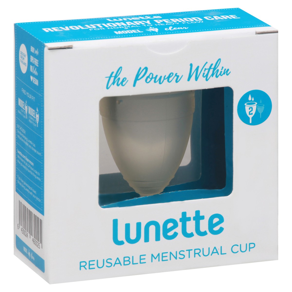 slide 5 of 12, Lunette 2 Clear Reusable Menstrual Cup 1 ea, 1 ct