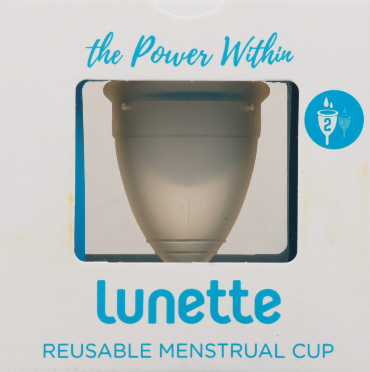 slide 8 of 12, Lunette 2 Clear Reusable Menstrual Cup 1 ea, 1 ct