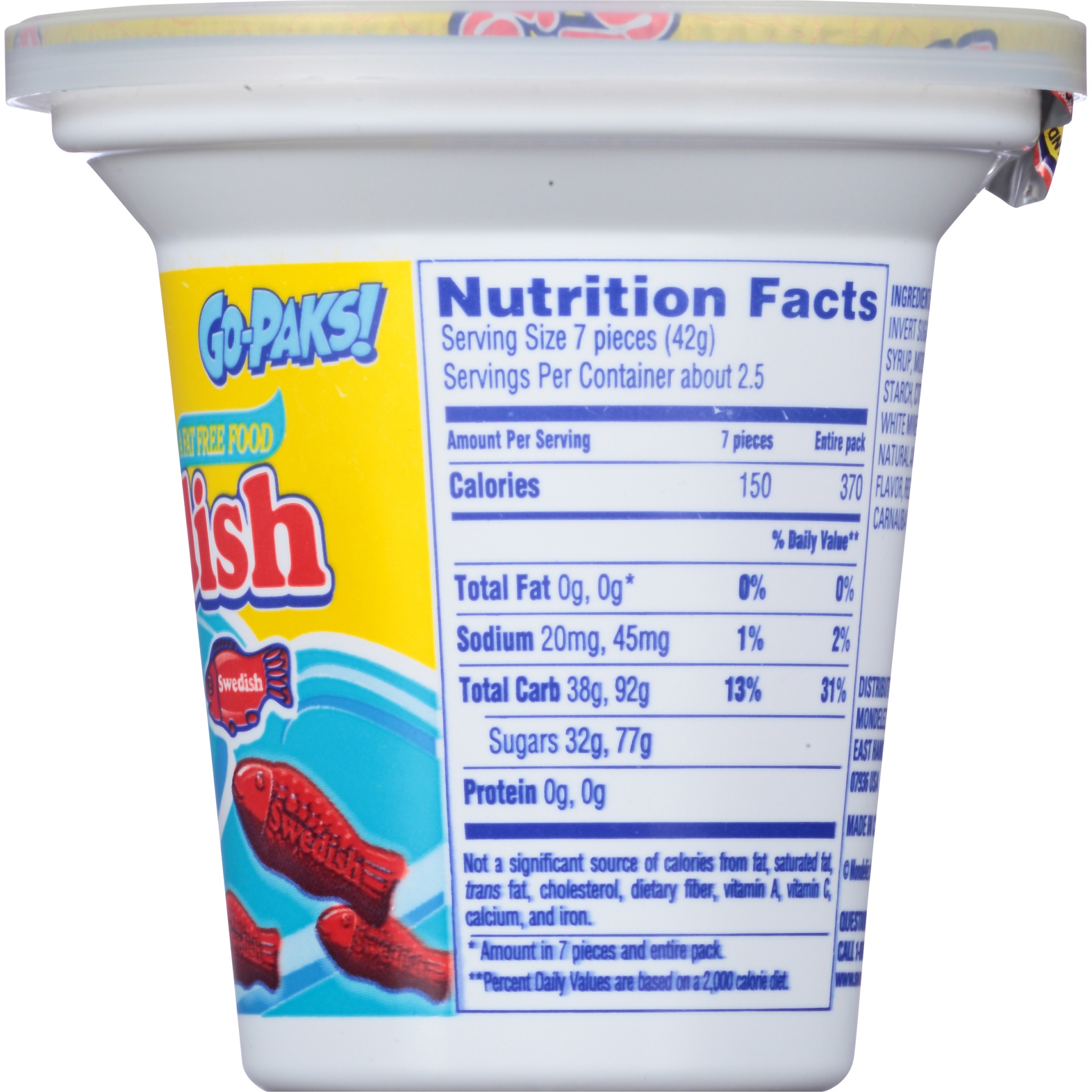 slide 3 of 6, Swedish Fish Candy Go-Paks!, 3.6 oz