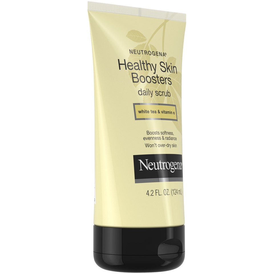 slide 2 of 6, Neutrogena Healthy Skin Boosters White Tea & Vitamin E Daily Scrub, 4.2 fl oz