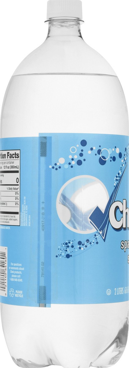 slide 4 of 13, Chek Sparkling Seltzer Water 2 lt, 2 liter