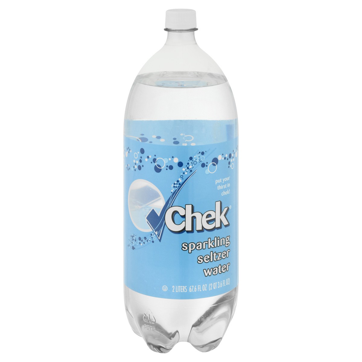 slide 1 of 13, Chek Sparkling Seltzer Water 2 lt, 2 liter