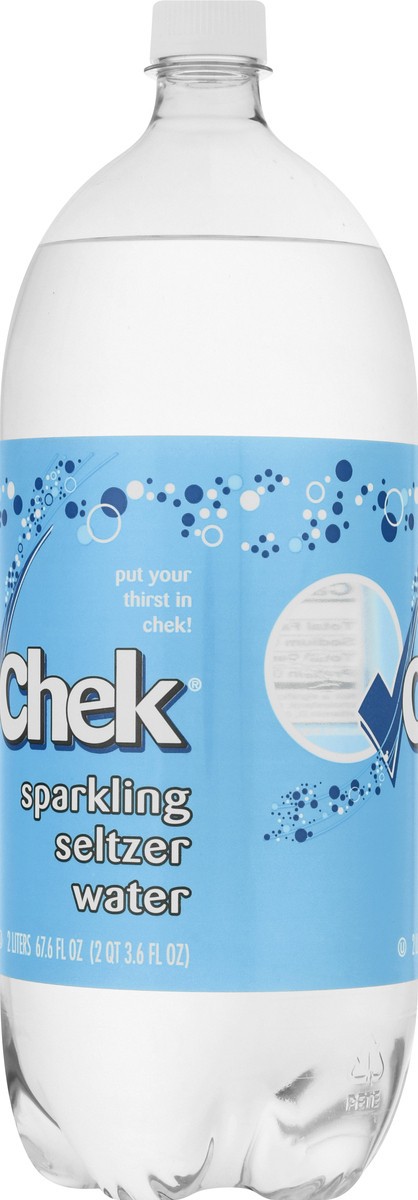 slide 6 of 13, Chek Sparkling Seltzer Water 2 lt, 2 liter