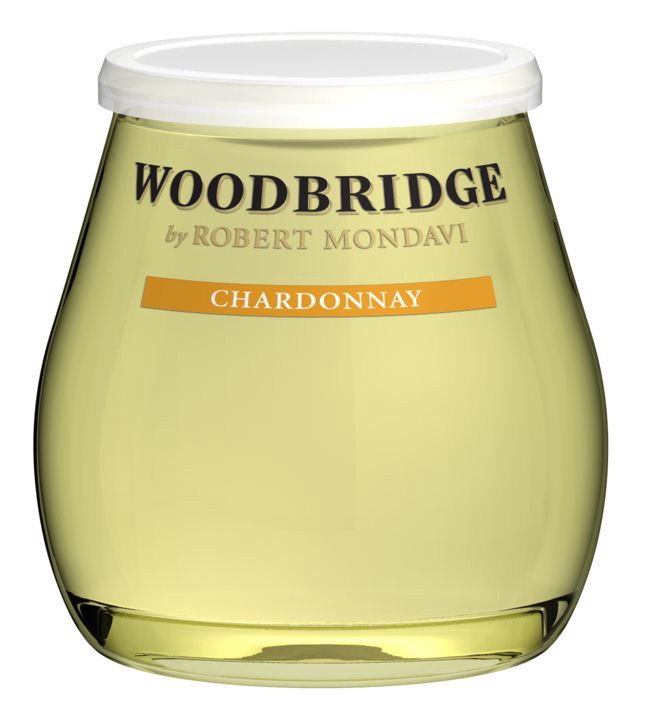 slide 1 of 2, Woodbridge by Robert Mondavi Woodbridge Chardonnay White Wine, 187 mL Go Glass, 6.32 fl oz