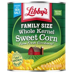 Libby''s Whole Kernel Sweet Corn, 29 oz, Family Size
