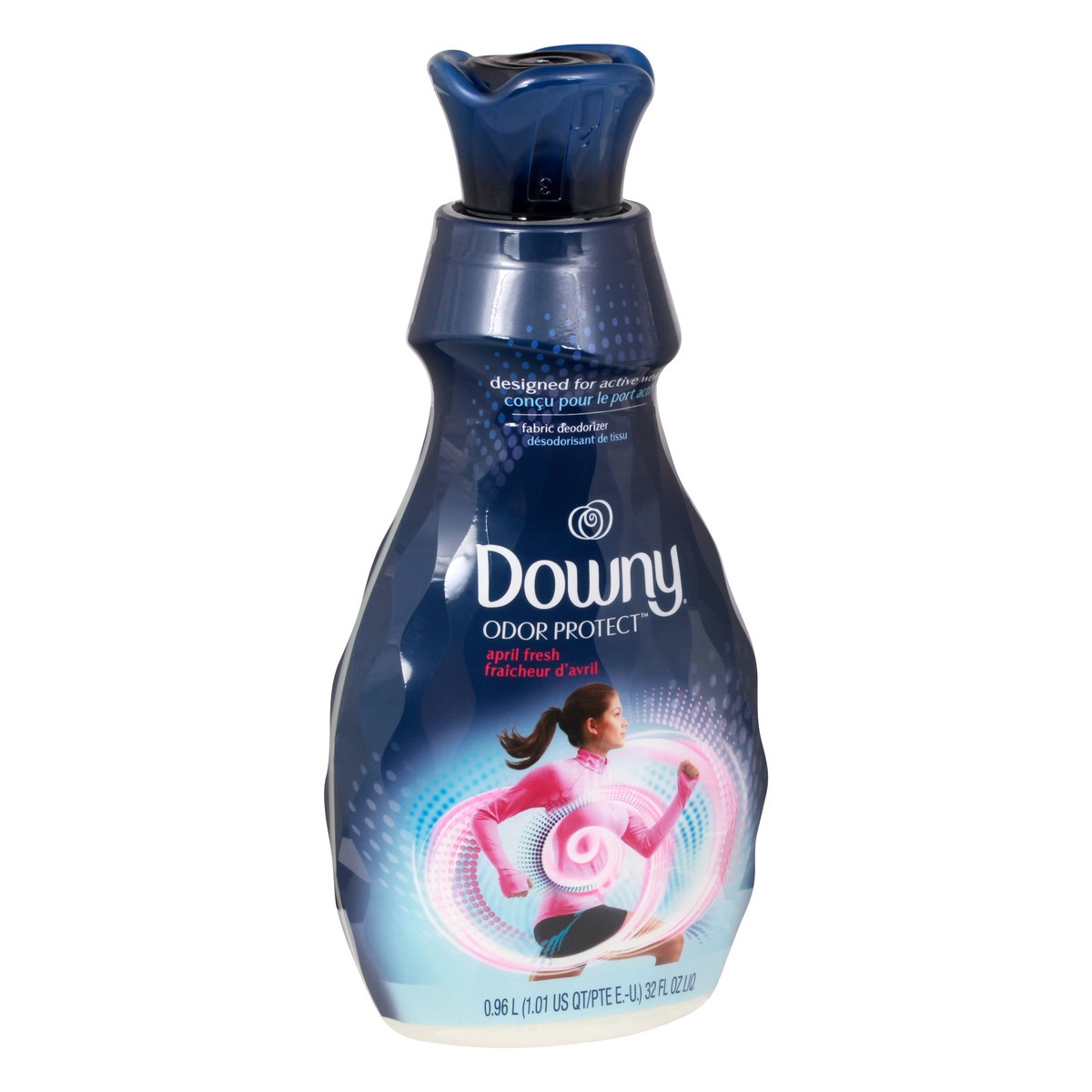 slide 2 of 9, Downy Odor Protect Fabric Deodorizer and Fabric Conditioner, April Fresh, 32 fl oz, 0.96 liter