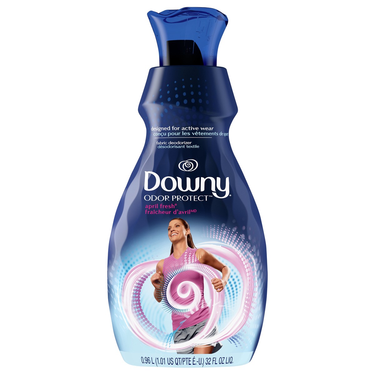 slide 1 of 9, Downy Odor Protect Fabric Deodorizer and Fabric Conditioner, April Fresh, 32 fl oz, 0.96 liter