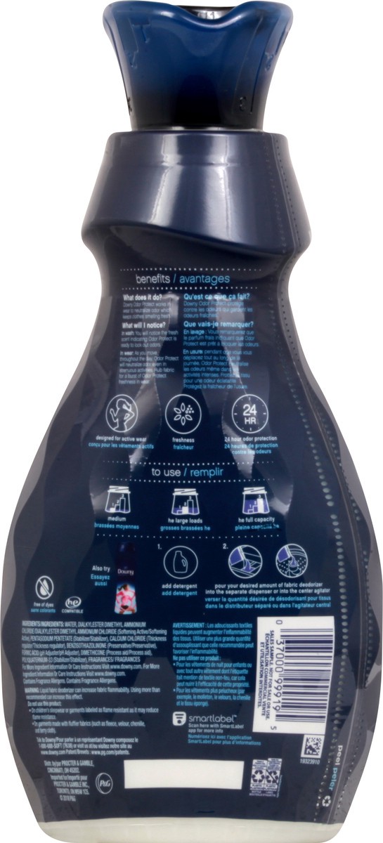 slide 9 of 9, Downy Odor Protect Fabric Deodorizer and Fabric Conditioner, April Fresh, 32 fl oz, 0.96 liter