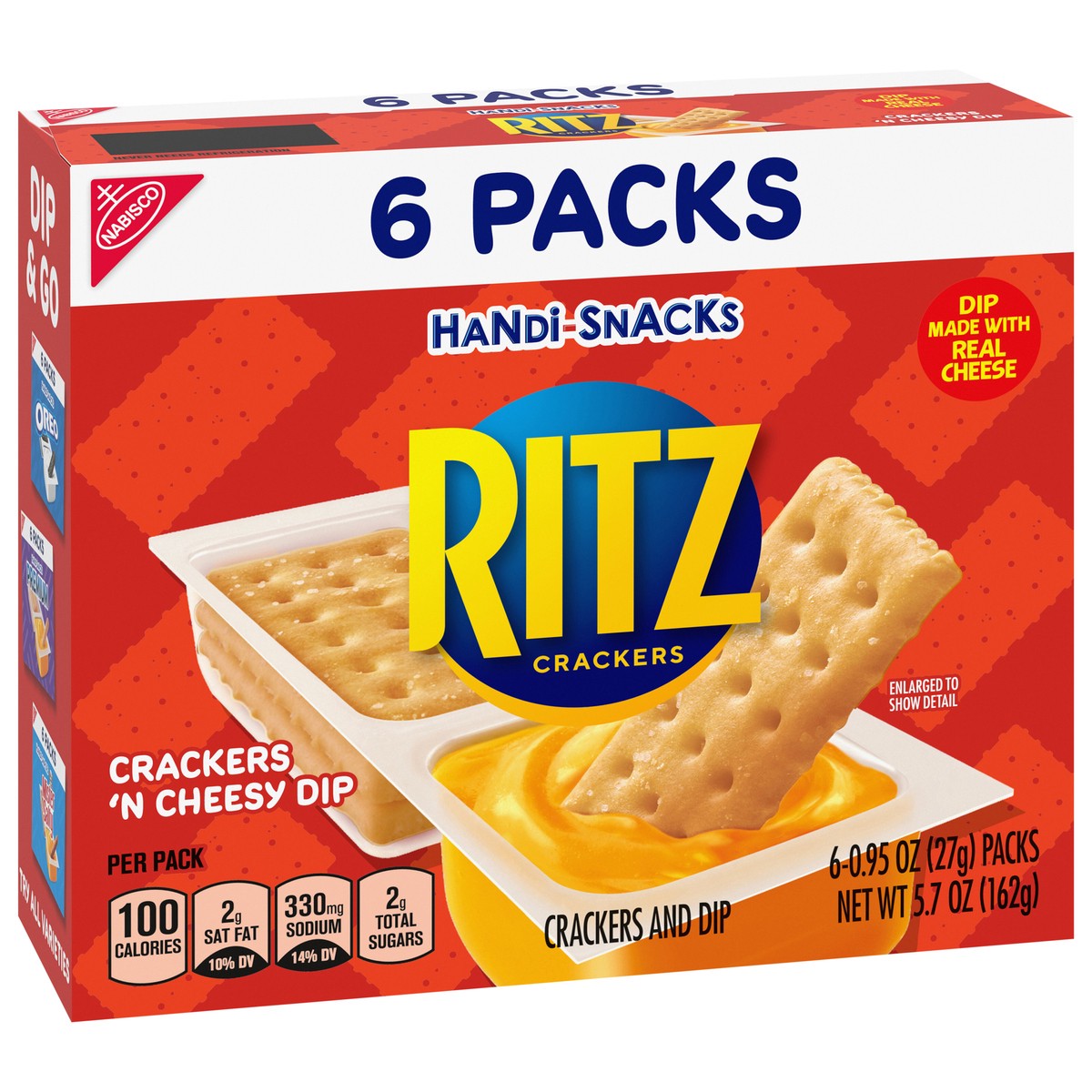slide 2 of 9, Handi-Snack Handi Snacks Ritz+Chs Multipk, 5.7 oz