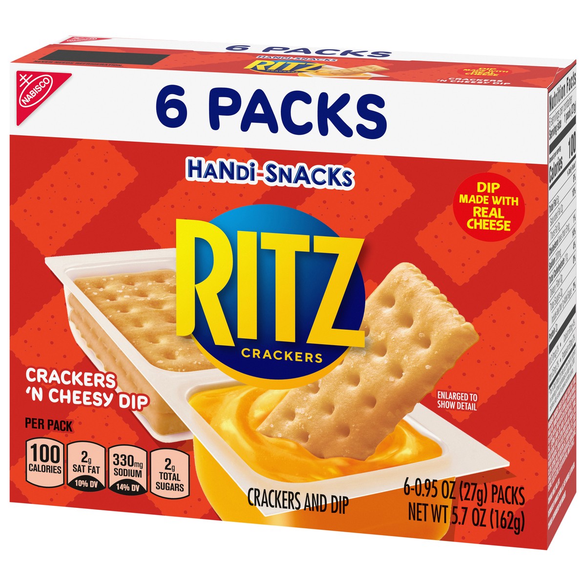 slide 3 of 9, Handi-Snack Handi Snacks Ritz+Chs Multipk, 5.7 oz