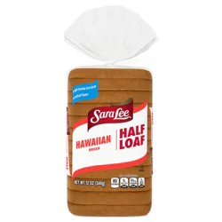Sara Lee Hawaiian Bread, Half Loaf, 12 oz