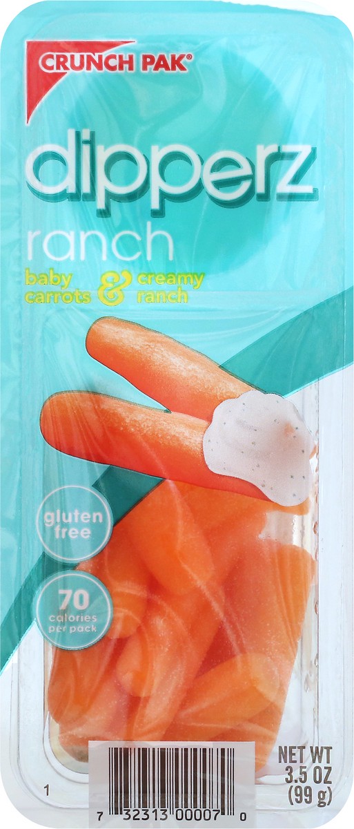 slide 1 of 9, Crunch Pak Dipperz Ranch Dipperz 3.5 oz, 3.5 oz