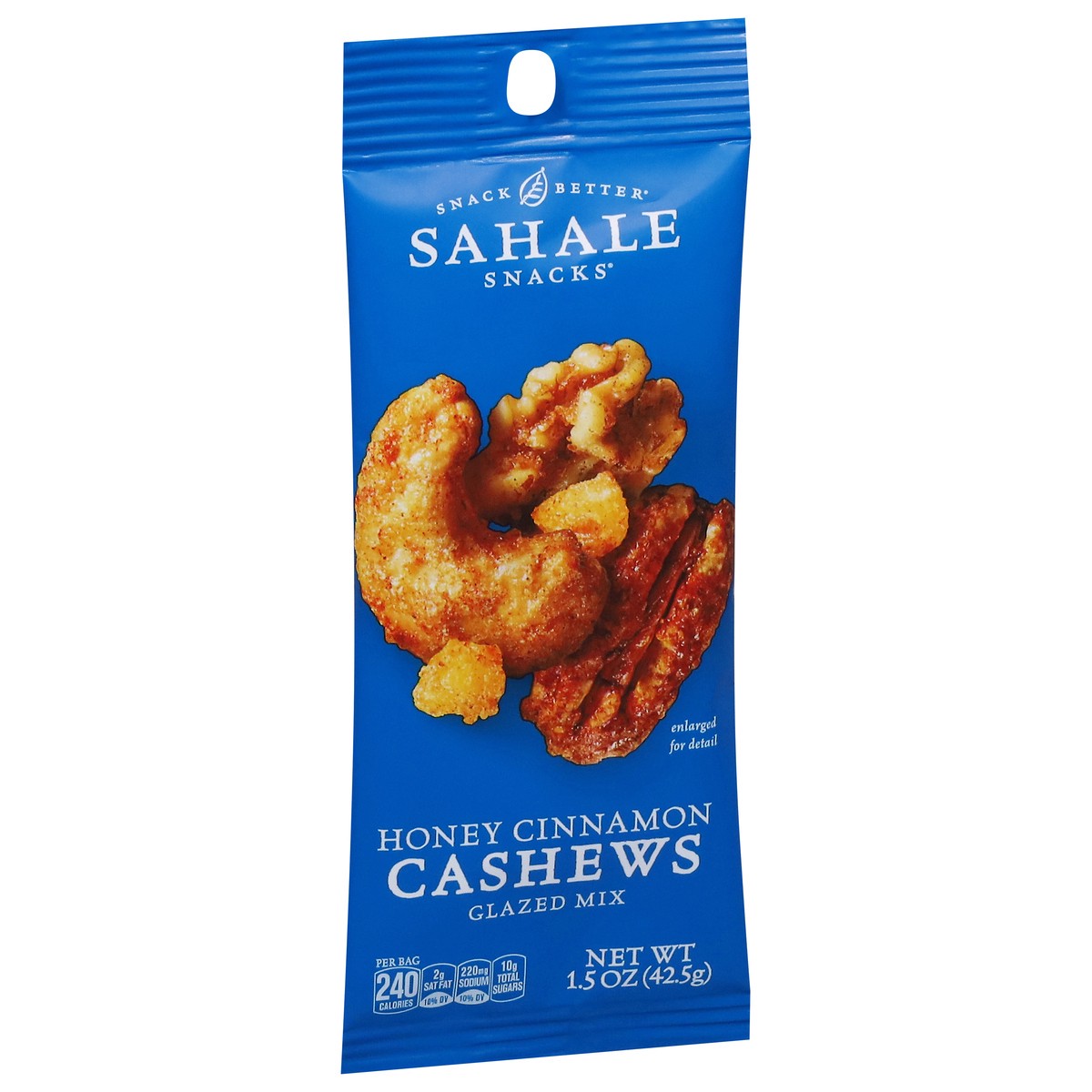 slide 2 of 4, Sahale Snacks Honey Cinnamon Cashews Glazed Mix 1.5 oz, 1 ct