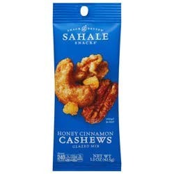 Sahale Snacks Honey Cinnamon Cashews Glazed Mix 1.5 oz