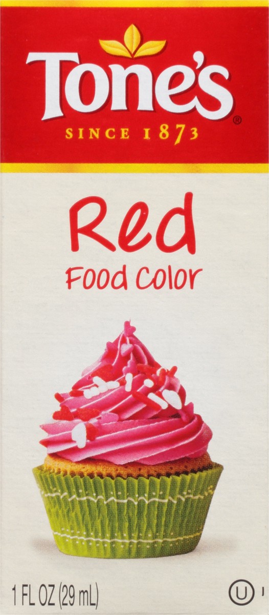 slide 5 of 8, Tone's Red Food Color, 1 fl oz, 1 fl oz