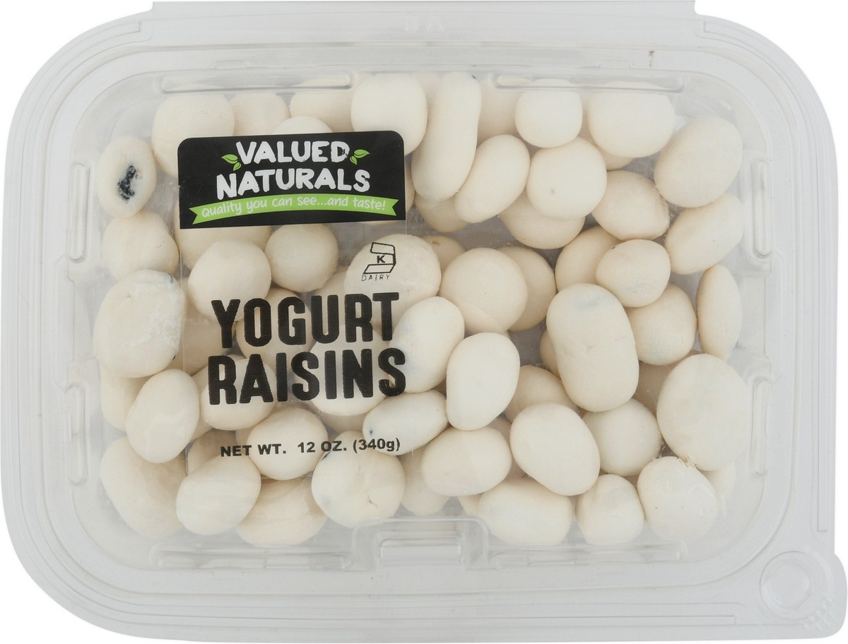 slide 11 of 14, Valued Naturals Yogurt Raisins 12 oz, 12 oz