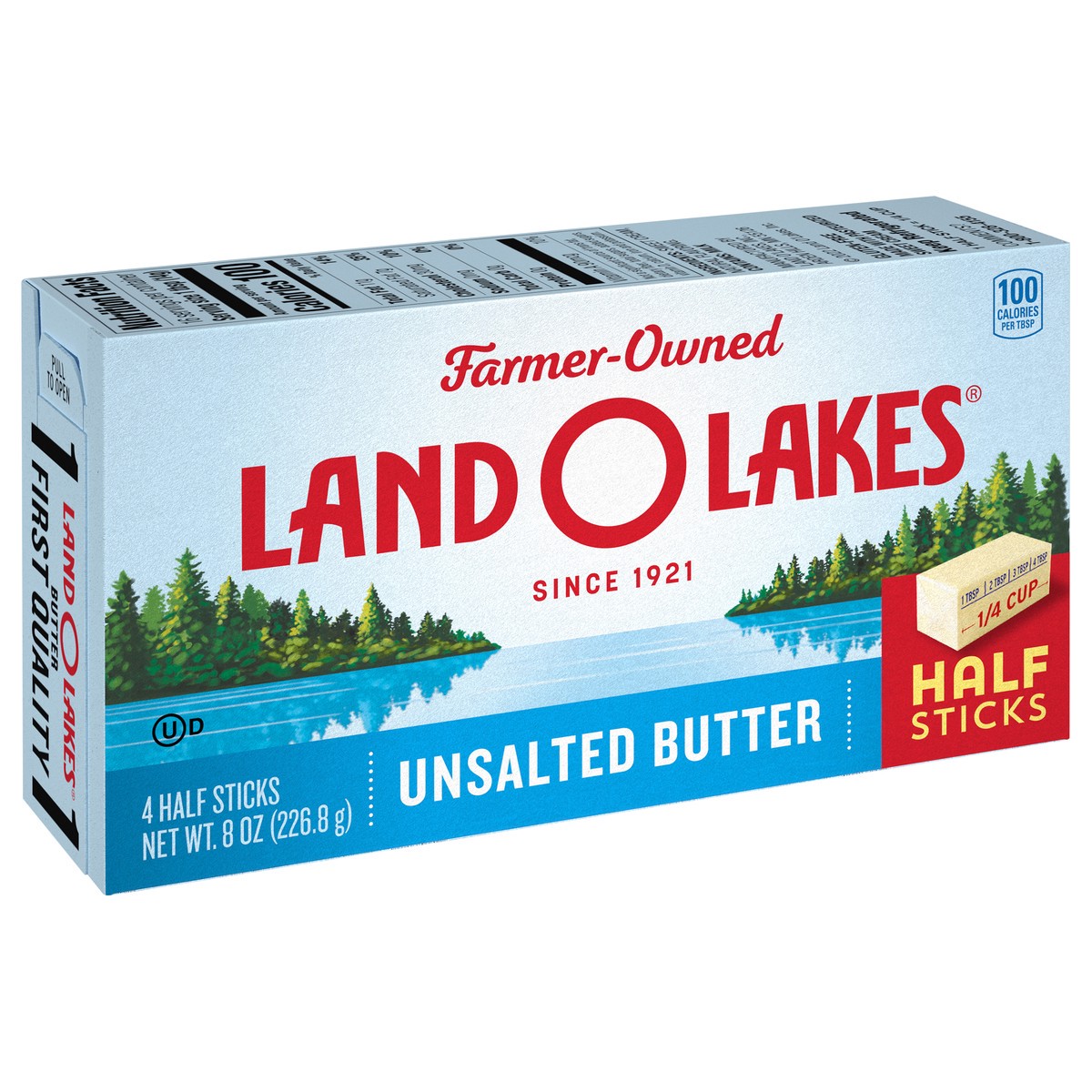 slide 3 of 14, Land O'Lakes Unsalted Butter, 8 oz