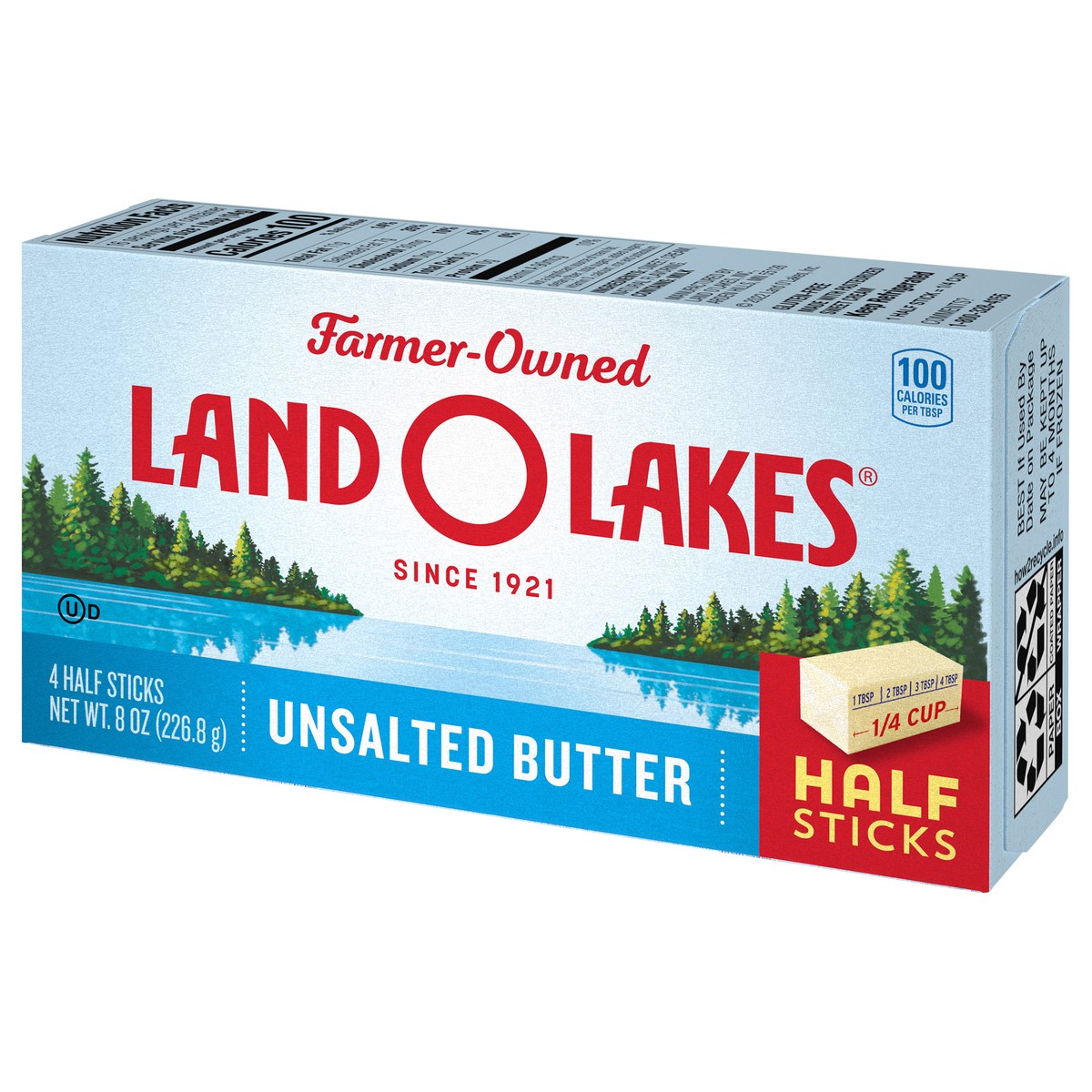 slide 6 of 14, Land O'Lakes Unsalted Butter, 8 oz