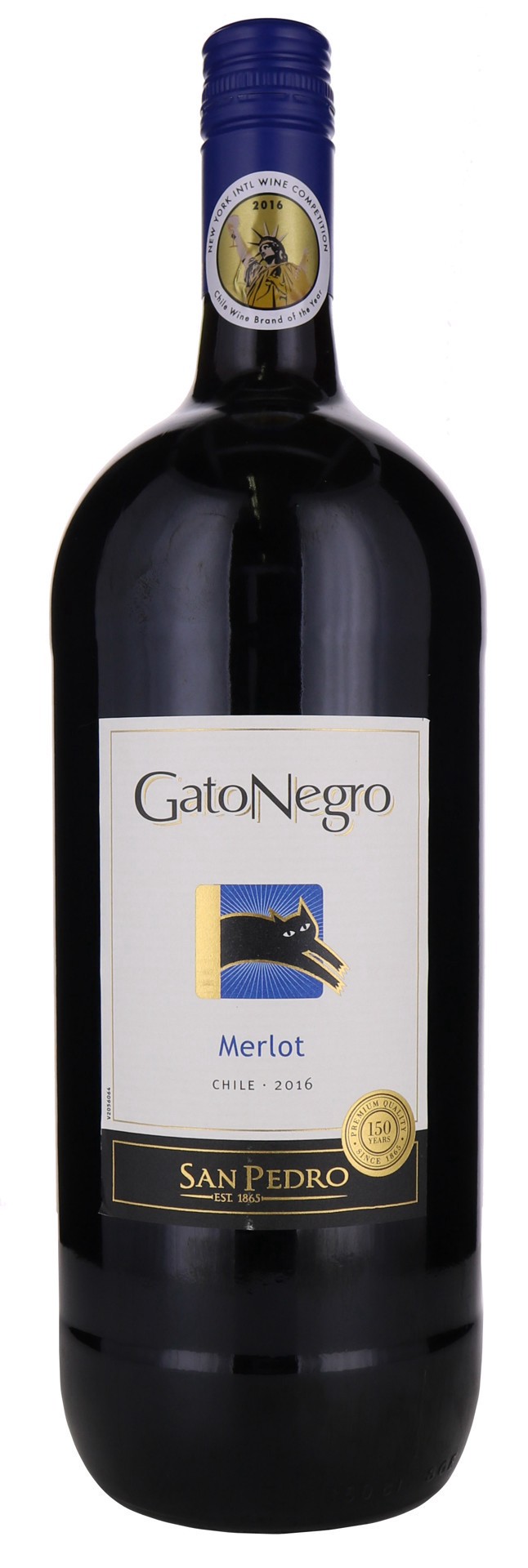 slide 1 of 1, Gato Negro Merlot Estate, 1.5 liter