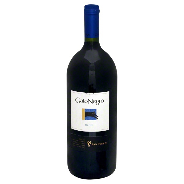 slide 1 of 1, Gato Negro Merlot Estate, 1.5 liter