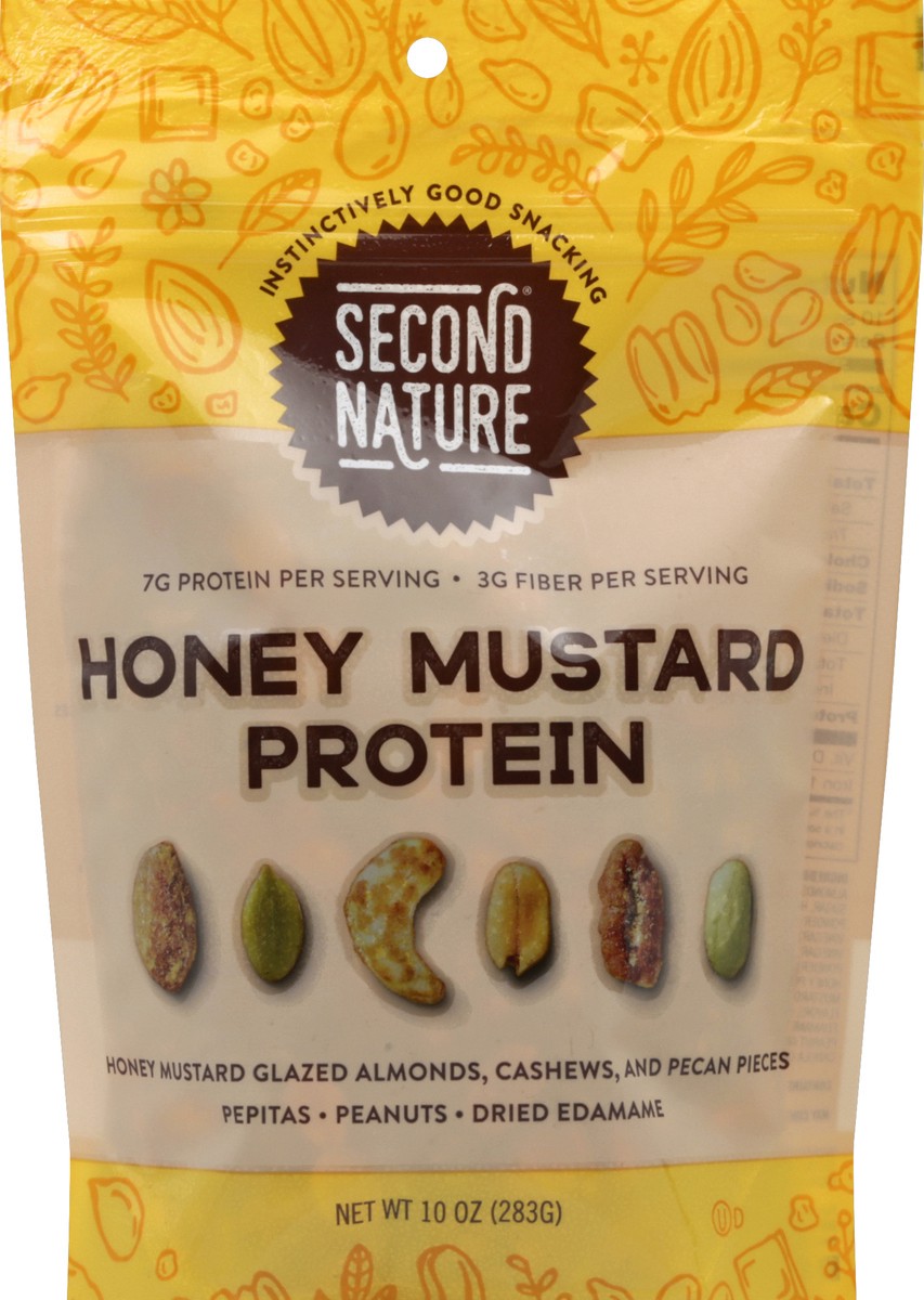 slide 4 of 6, Second Nature Honey Mustard Protein Nut Mix, 10 oz