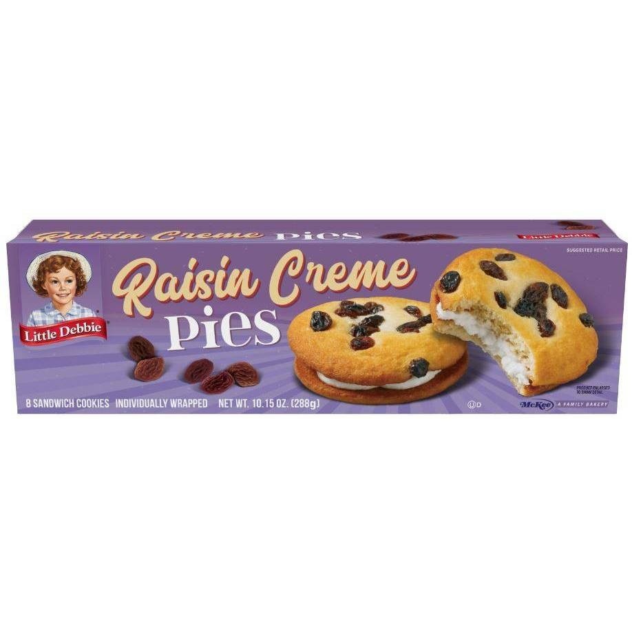 slide 1 of 1, Little Debbie Raisin Creme Pies, 10.15 oz