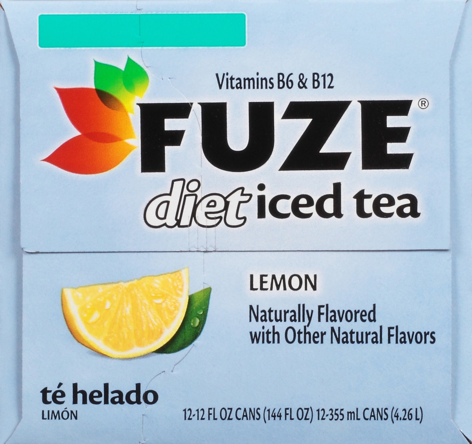 slide 5 of 9, Fuze Lemon Diet Iced Tea, 12 ct; 12 fl oz