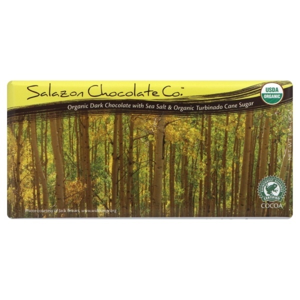 slide 1 of 1, Salazon Organic Dark Chocolate 3 oz, 3 oz