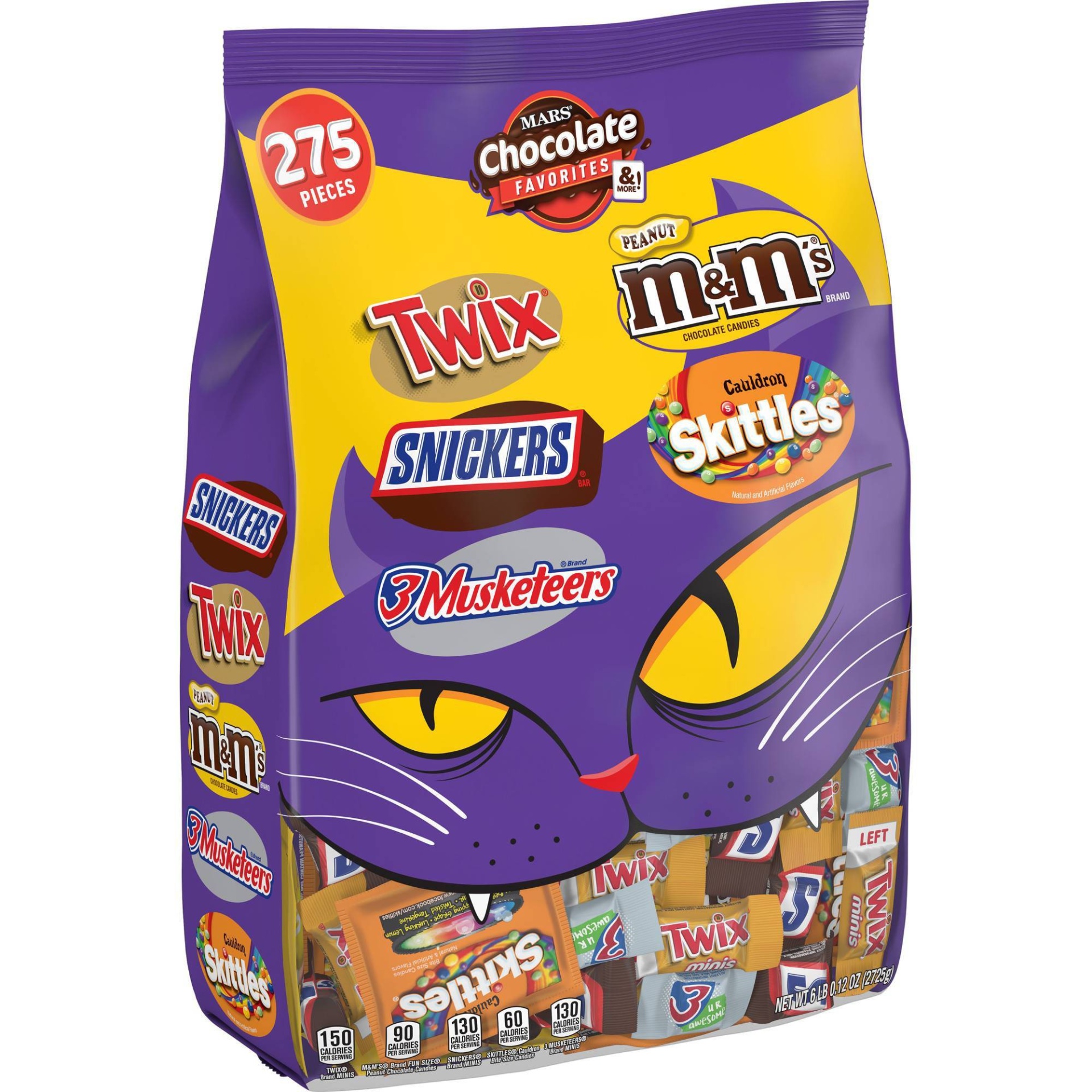 slide 1 of 1, Mars Chocolate Favorites & More Fun Size Halloween Variety Mix, 275 ct