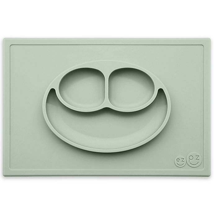 slide 1 of 4, ezpz Happy Mat Placemat - Sage, 1 ct