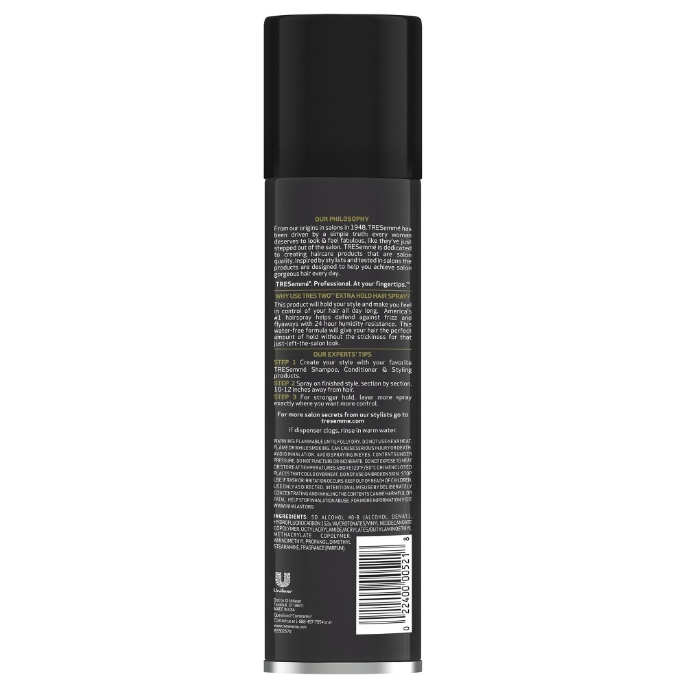 slide 4 of 4, TRESemmé Tres Two Extra Firm Control Hairspray, 11 oz