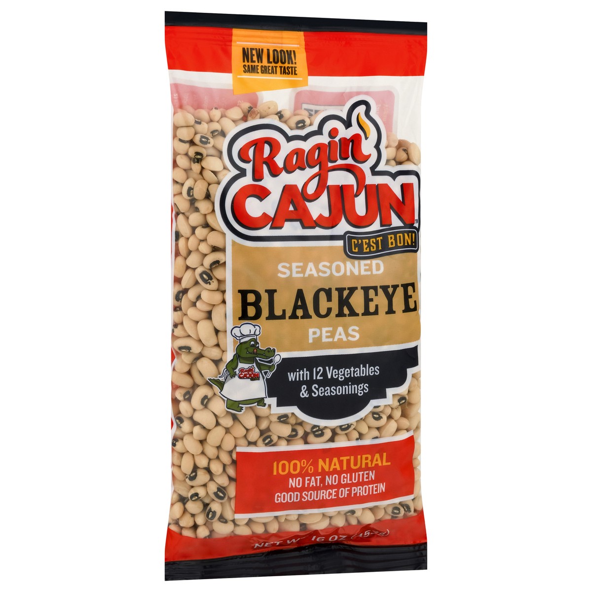 slide 2 of 9, Ragin' Cajun Seasoned Blackeye Peas 16 oz, 16 oz
