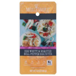 Meal Simple Egg White & Roasted Bell Pepper Egg Bites 4.6 oz