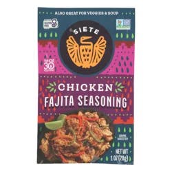 Siete Seasoning Chicken Fajita - 1 oz