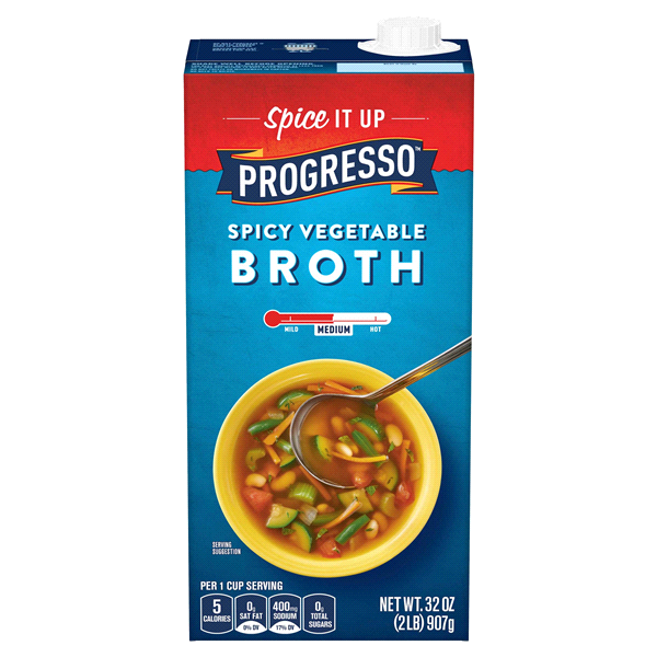 Progresso Spicy Vegetable Broth 32 oz | Shipt