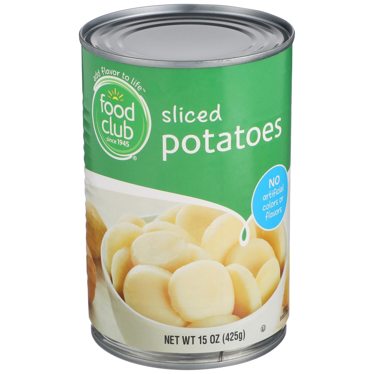 slide 1 of 6, Food Club Sliced Potatoes, 15 oz