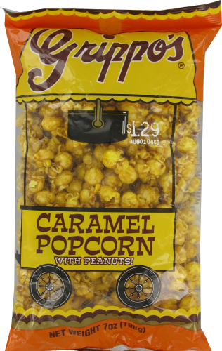 slide 1 of 1, Grippo's Caramel Popcorn, 7 oz