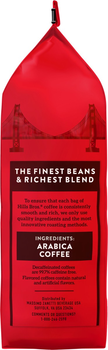 slide 6 of 7, Hills Bros. Dark Roast Whole Bean Arabica Dark Satin Coffee 24 oz, 24 oz