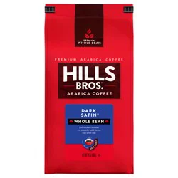 Hills Bros.. Dark Satin Dark Roast Whole Bean - 24 oz