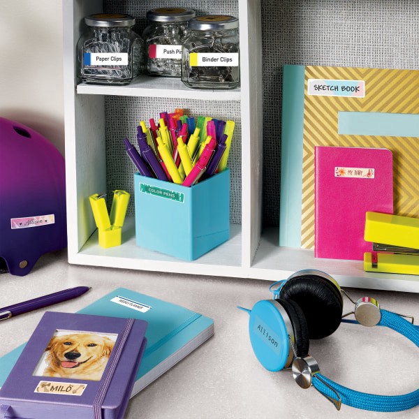 slide 7 of 8, Avery 08066, Removable File Folder Labels, Inkjet/Laser, 2/3 x 3 7/16, White, 750 ct