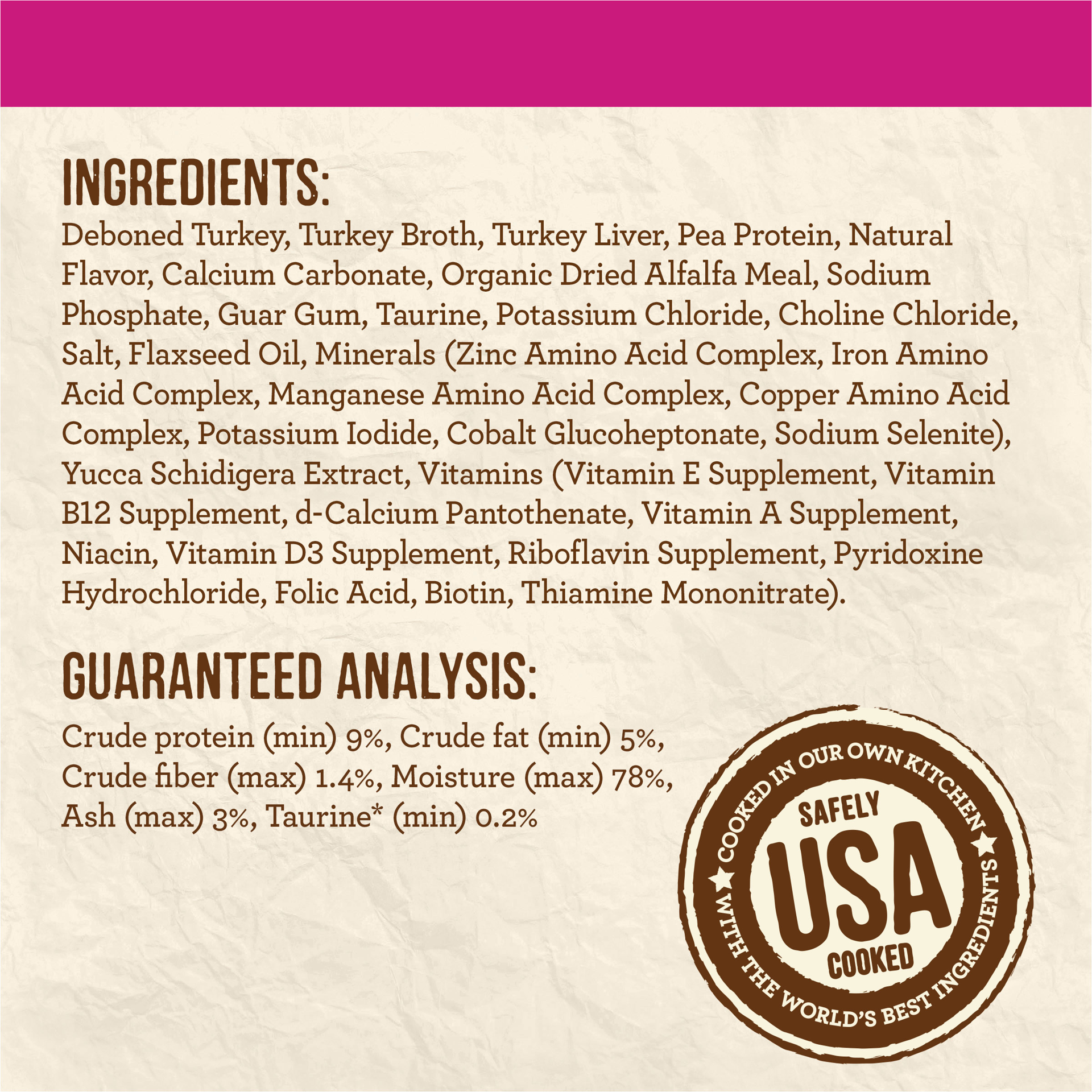 slide 5 of 5, Merrick Limited Ingredient Diet Premium Grain Free And Natural Canned Pate Wet Cat Food, Turkey Recipe, 5 oz