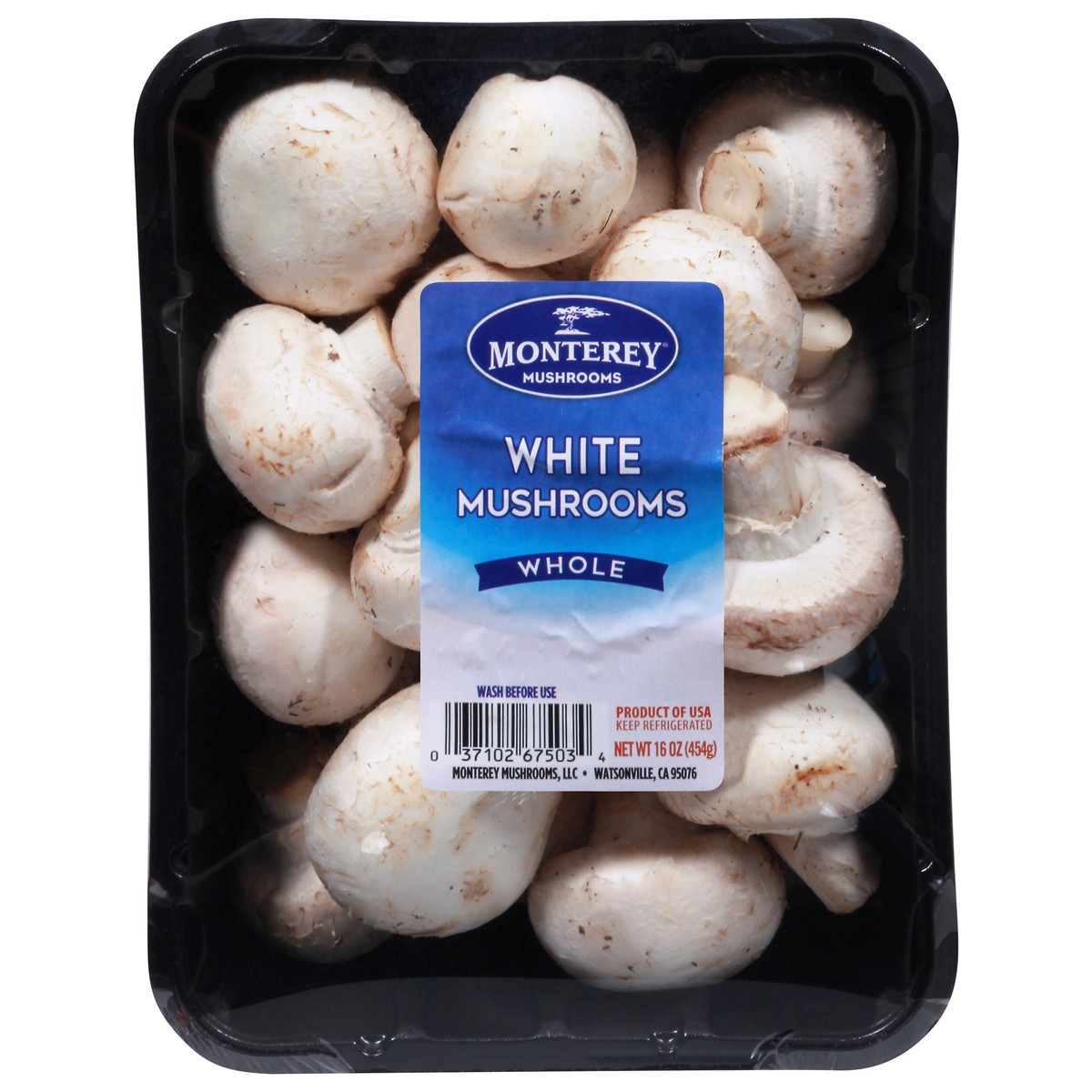 slide 1 of 9, Monterey White Whole Mushrooms 16 oz, 16 oz