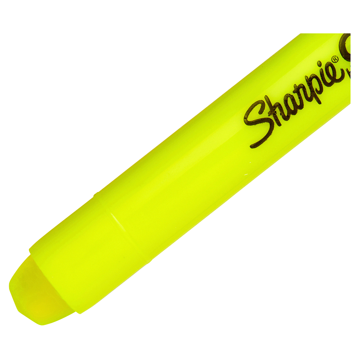 slide 4 of 4, Sharpie Gel Highlighters, Bullet Tip, Fluorescent Yellow, 2 ct