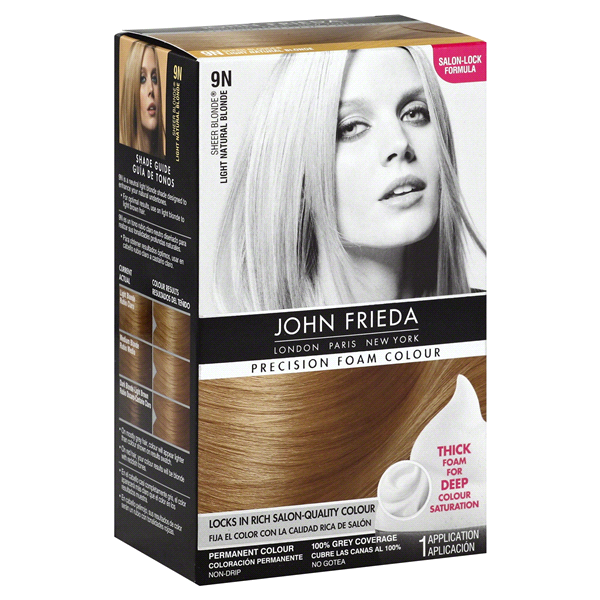 slide 1 of 1, John Freida Precision Foam Colour Light Natural Blonde, 1 kit