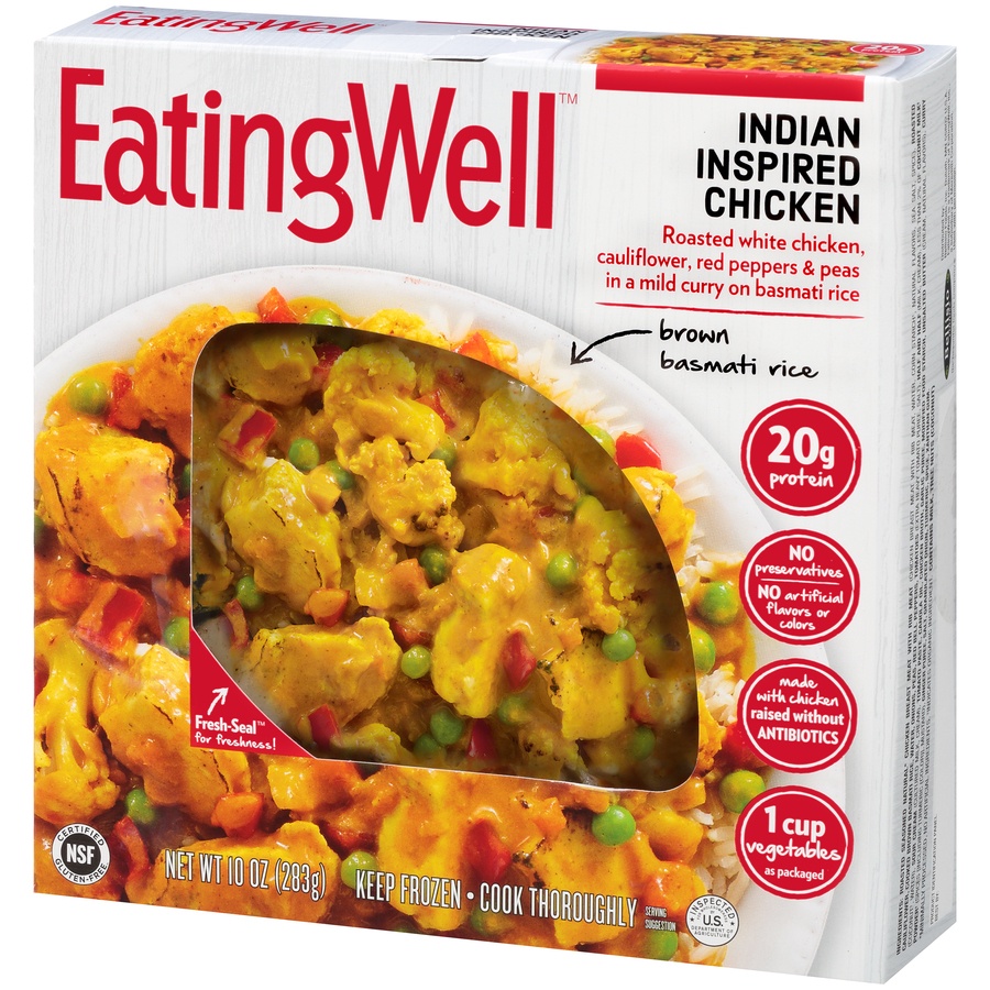 slide 2 of 9, Eating Well Indian Style Chicken, 10 oz