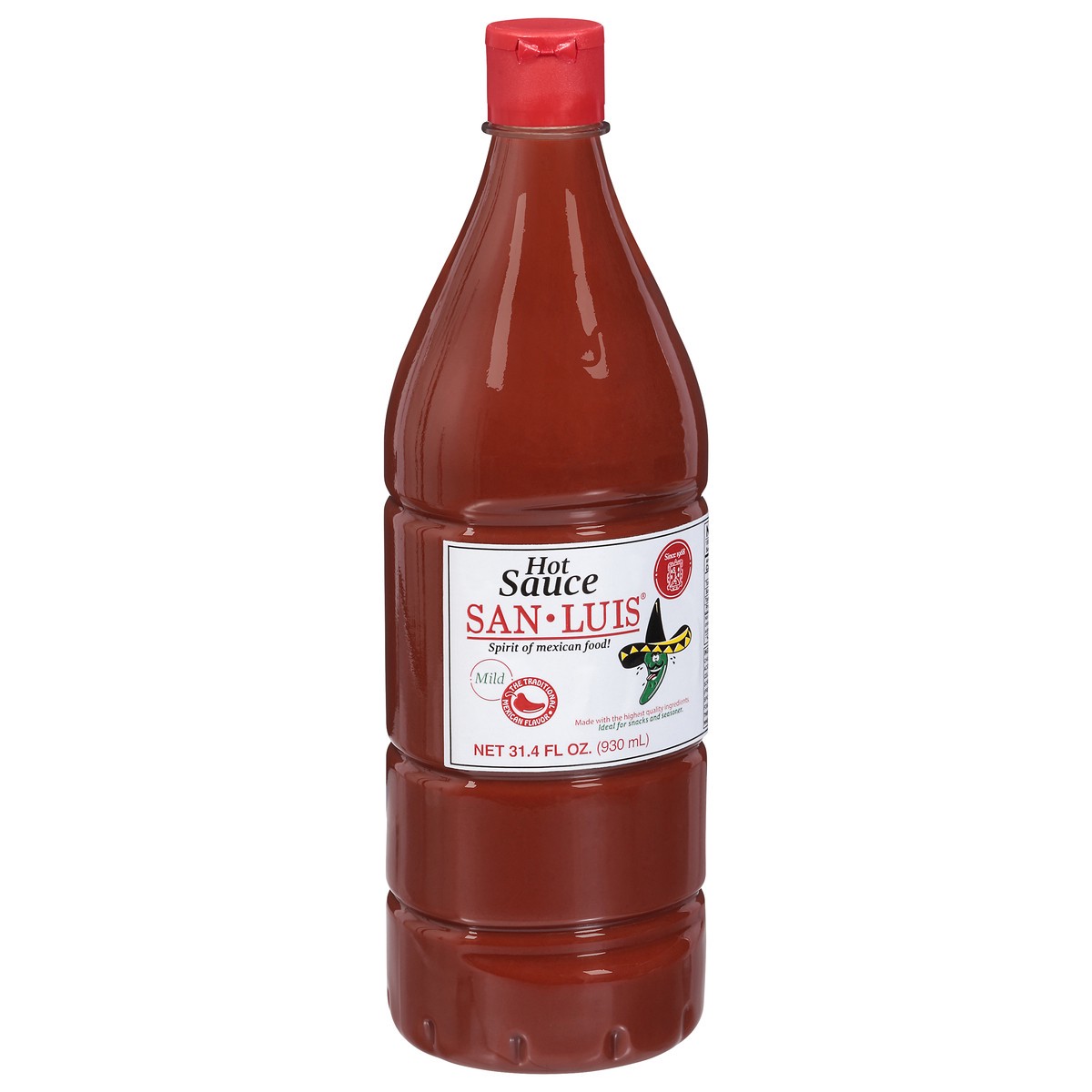 slide 7 of 14, San-Luis Mild Mexican Flavor Hot Sauce 31.4 fl oz, 31.40 fl oz