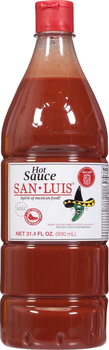 slide 14 of 14, San-Luis Mild Mexican Flavor Hot Sauce 31.4 fl oz, 31.40 fl oz