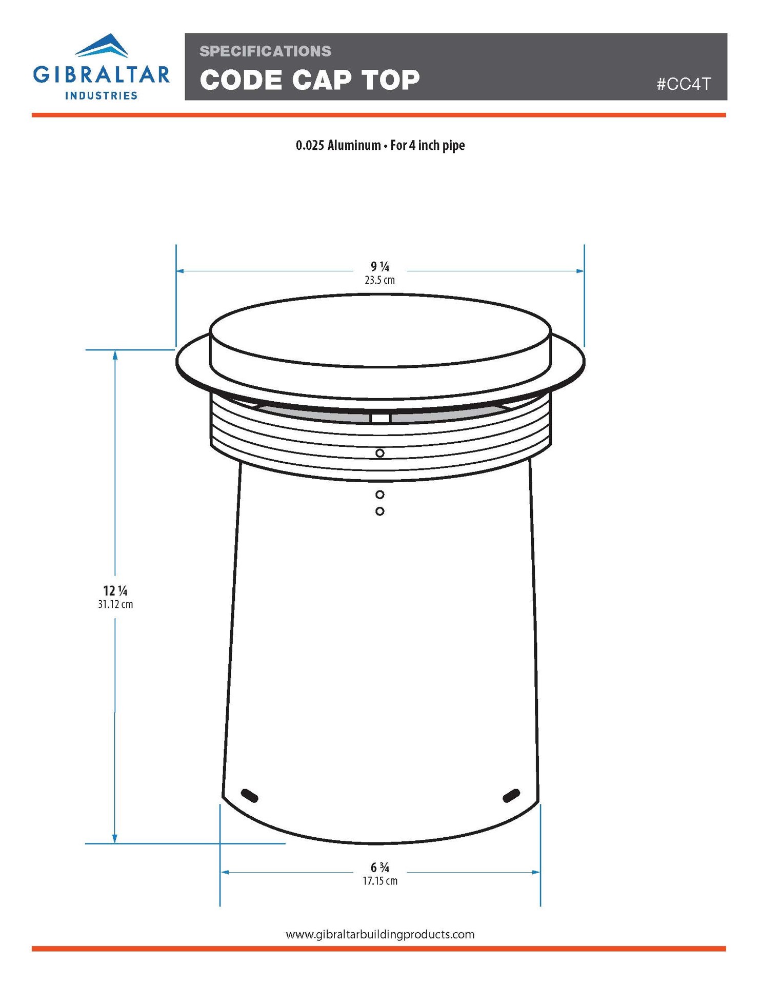 slide 5 of 6, Gibraltar Building Products 1/2-in to 4-in x 6-in Aluminum Vent and Pipe Flashing, 1 ct